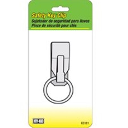 Hy-Ko KC181 Metal Keyclip With Split Ring 2372761